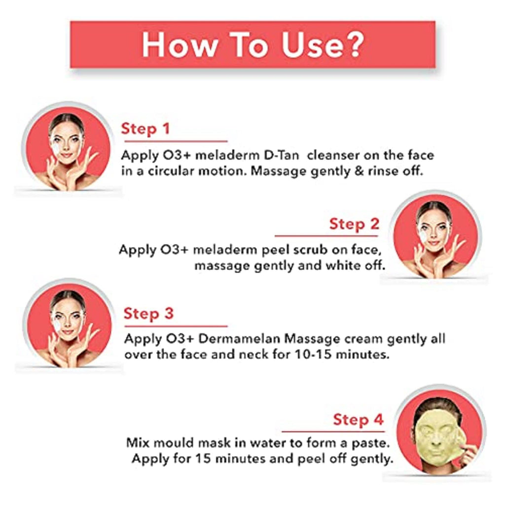 O3+ D-Tan Facial kit with Peel Off Mask