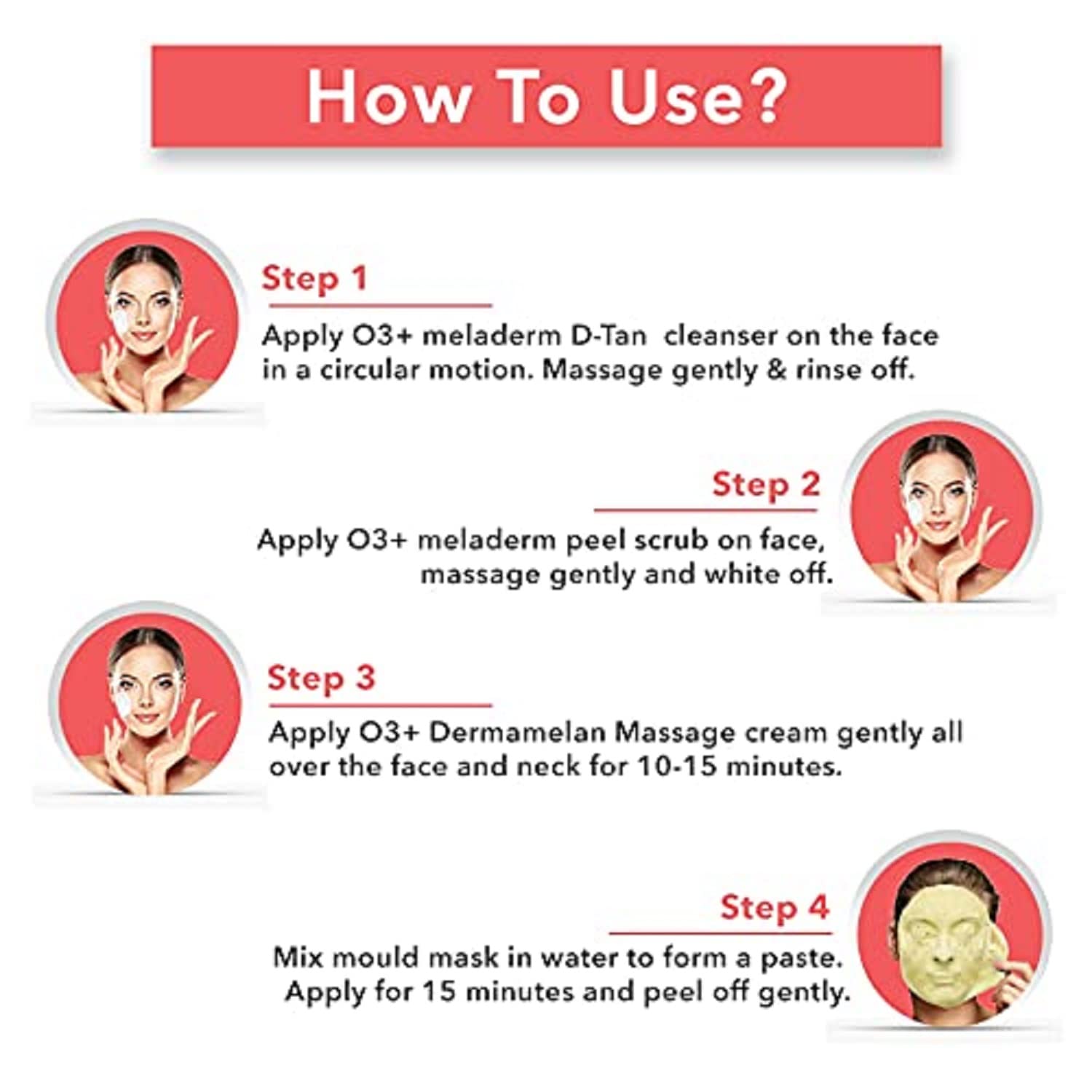 O3+ D-Tan Facial kit with Peel Off Mask