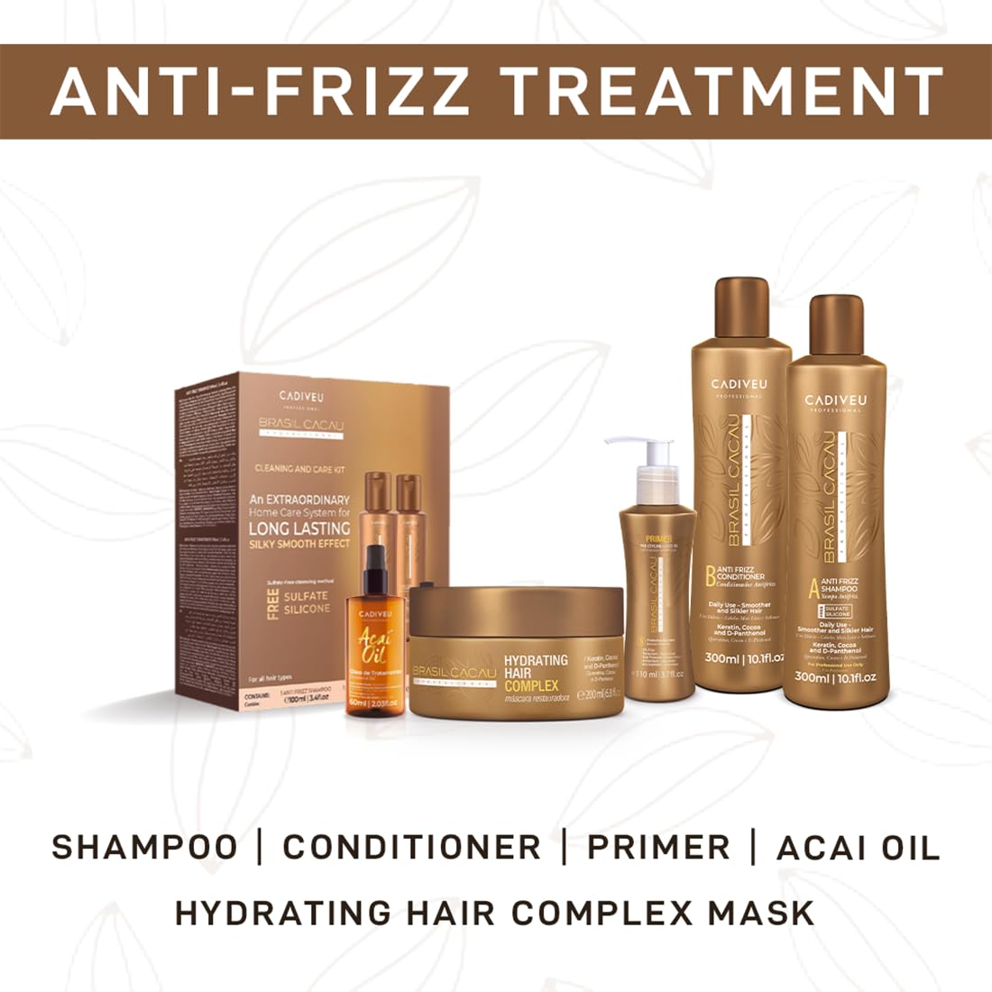 Brasil Cacau Anti-Frizz Shampoo & Conditioner