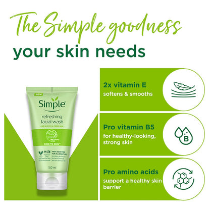 Simple Refreshing Facial Wash