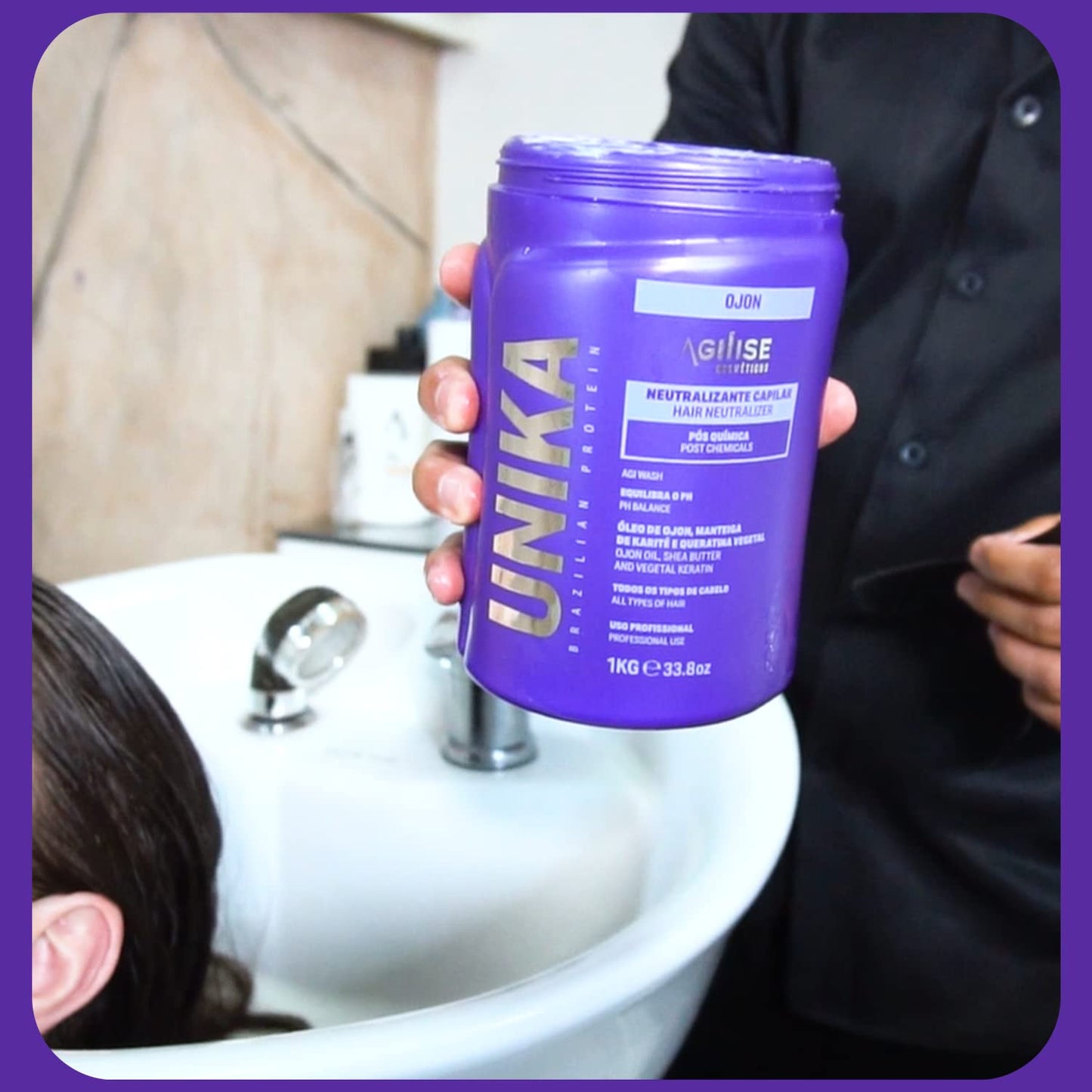 Unika Ojon Hair Straightener Keratin Treatment