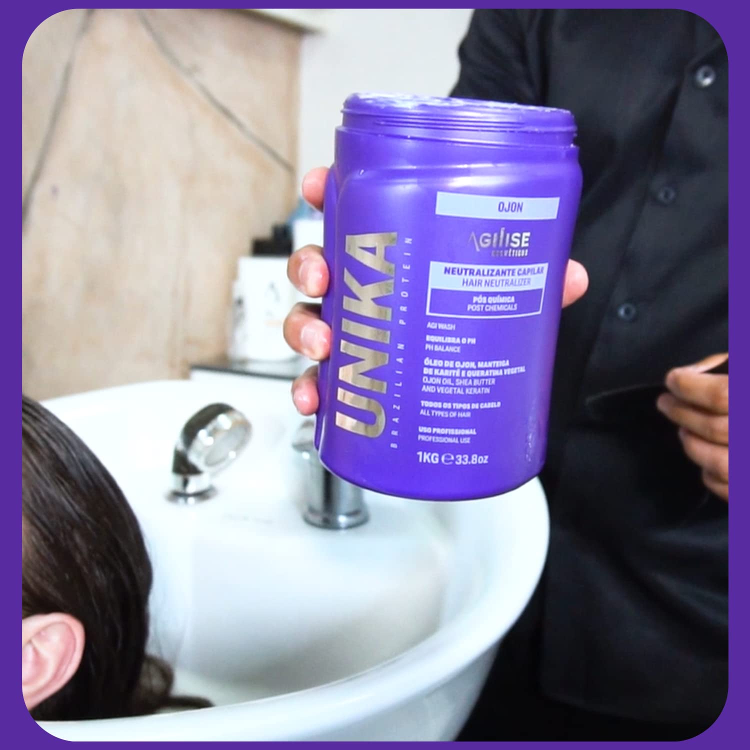 Unika Ojon Hair Straightener Keratin Treatment