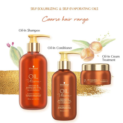 Schwarzkopf Oil Ultime Argan & Barbary Fig Oil in Shampoo & Conditioner