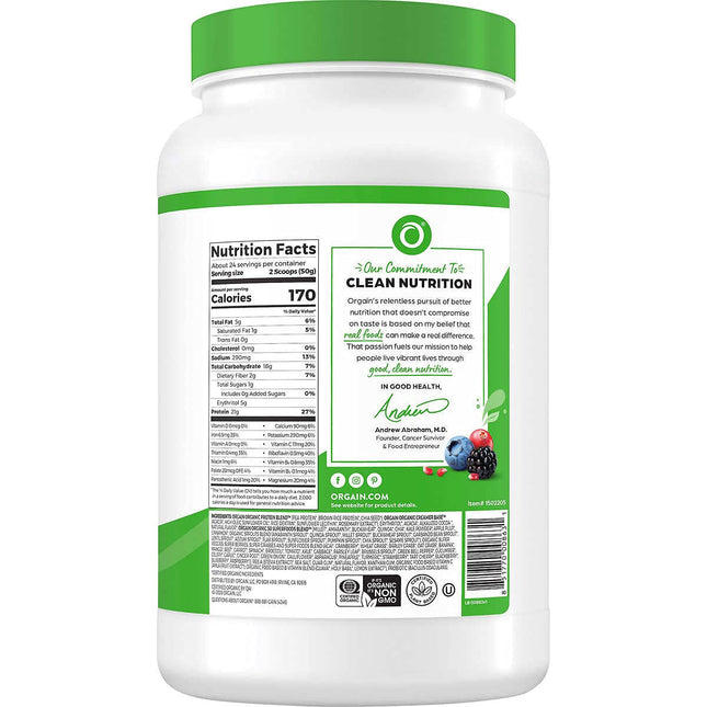 Orgain® Organic Protein™ + 50 Superfoods Protein Powder 1.20kg