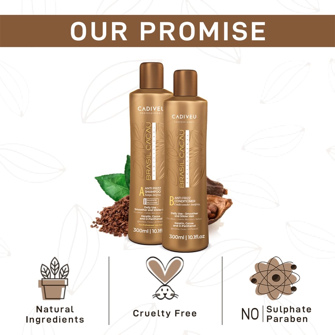 Brasil Cacau Anti-Frizz Shampoo & Conditioner