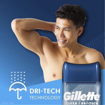 Gillette Clear+Dri-Tech Antiperspirant Protection