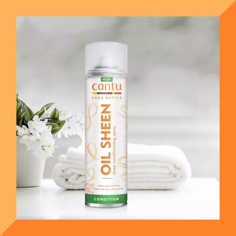 cantu oil sheen deep conditioning spray