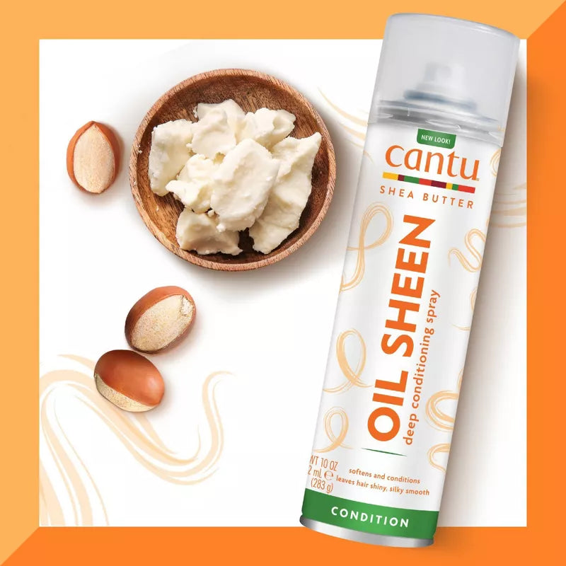 cantu oil sheen deep conditioning spray