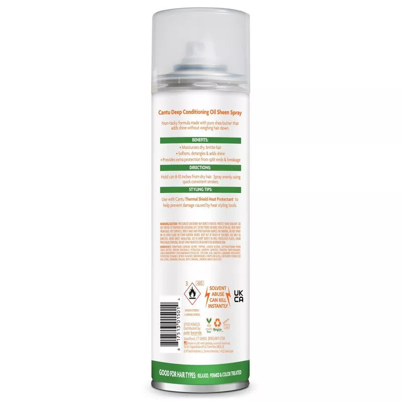 cantu oil sheen deep conditioning spray