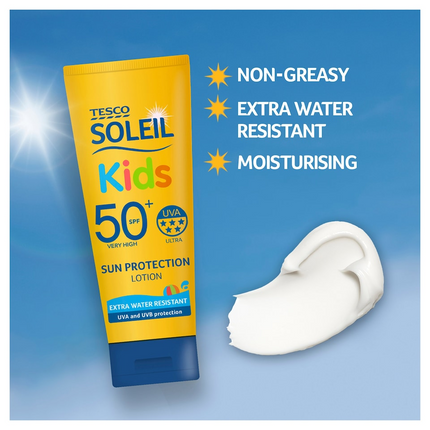 Tesco Soleil Kids Sun Lotion Spf 50 200Ml