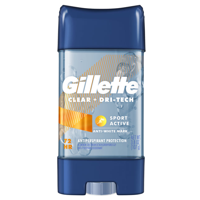 Gillette Clear+Dri-Tech Sport Active Antiperspirant Protection