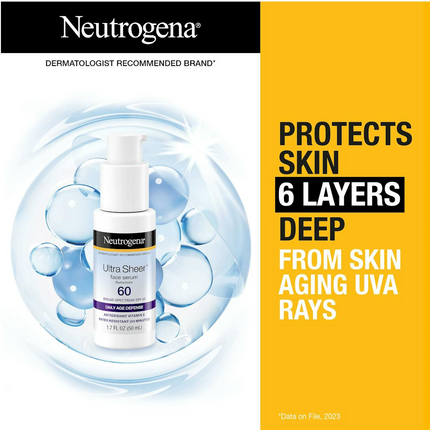 Neutrogena Ultra Sheer Moisturizing Face Serum