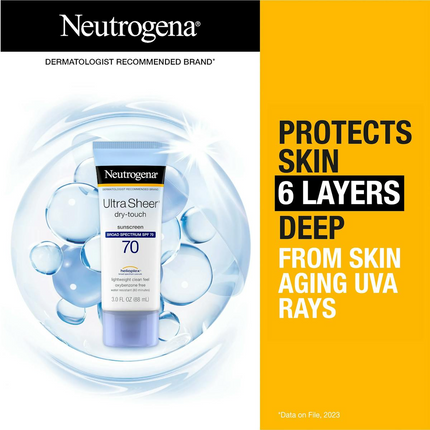 Neutrogena Ultra Sheer dry-touch Sunscreen SPF 70