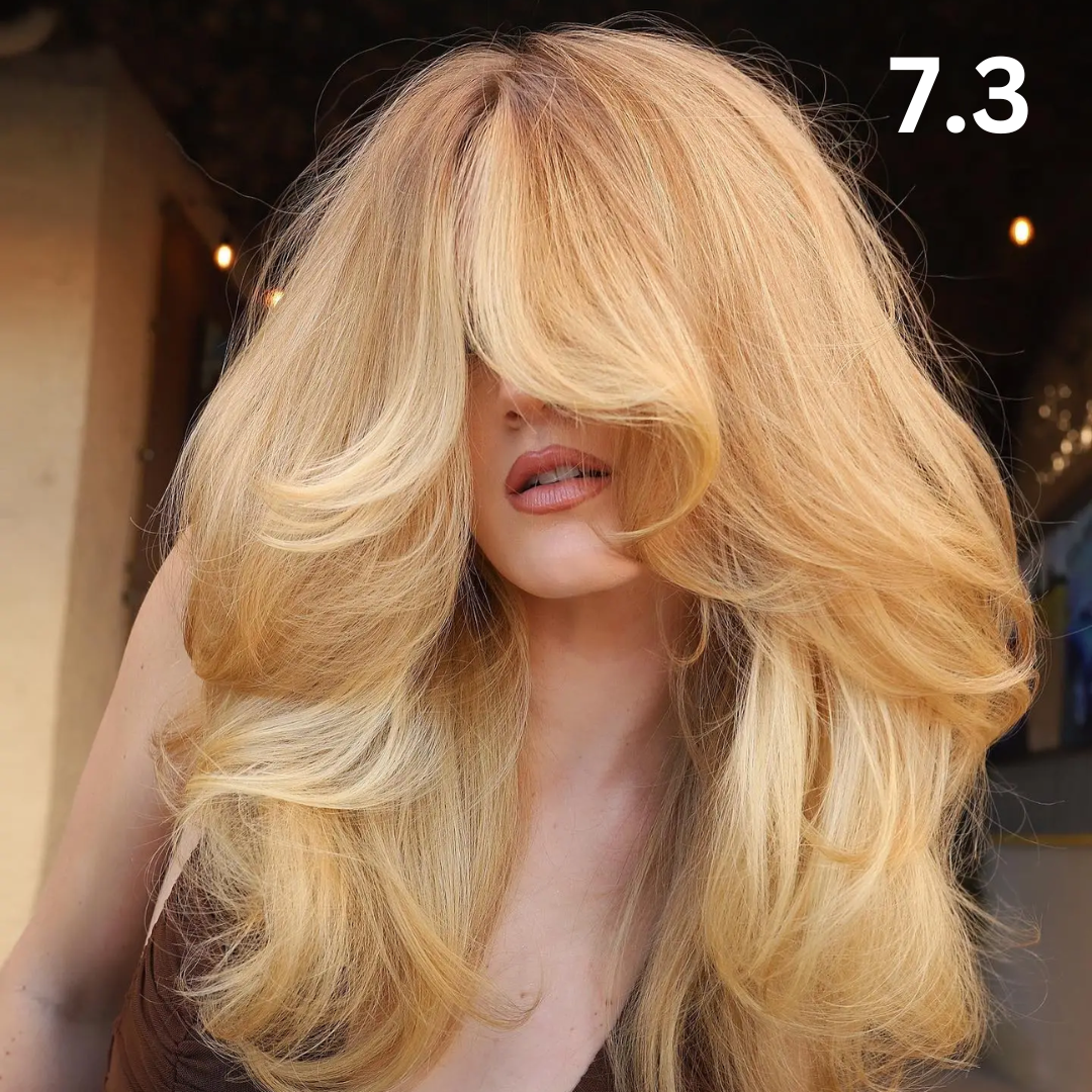 Salon Professional Hair Color No 7.3 GoldenBlonde