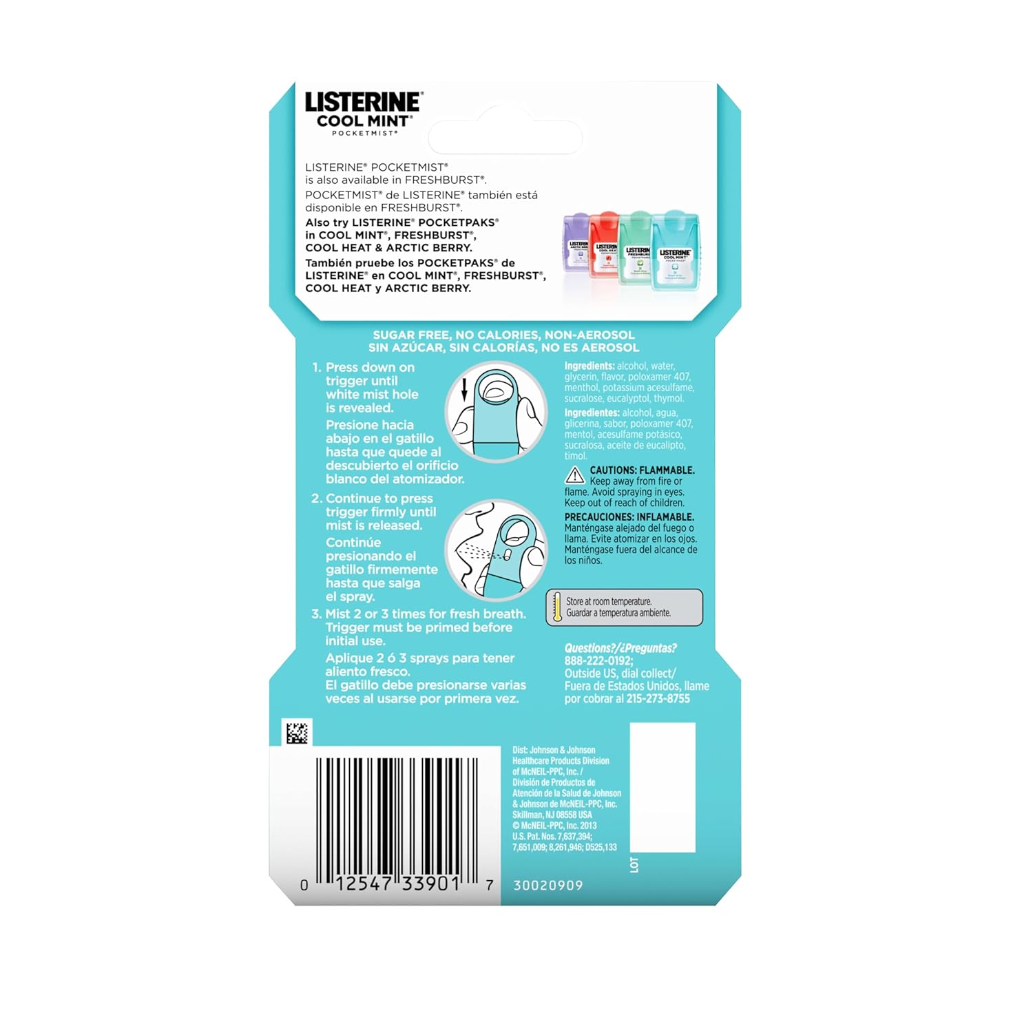 Listerine Cool Mint Oral Care Spray