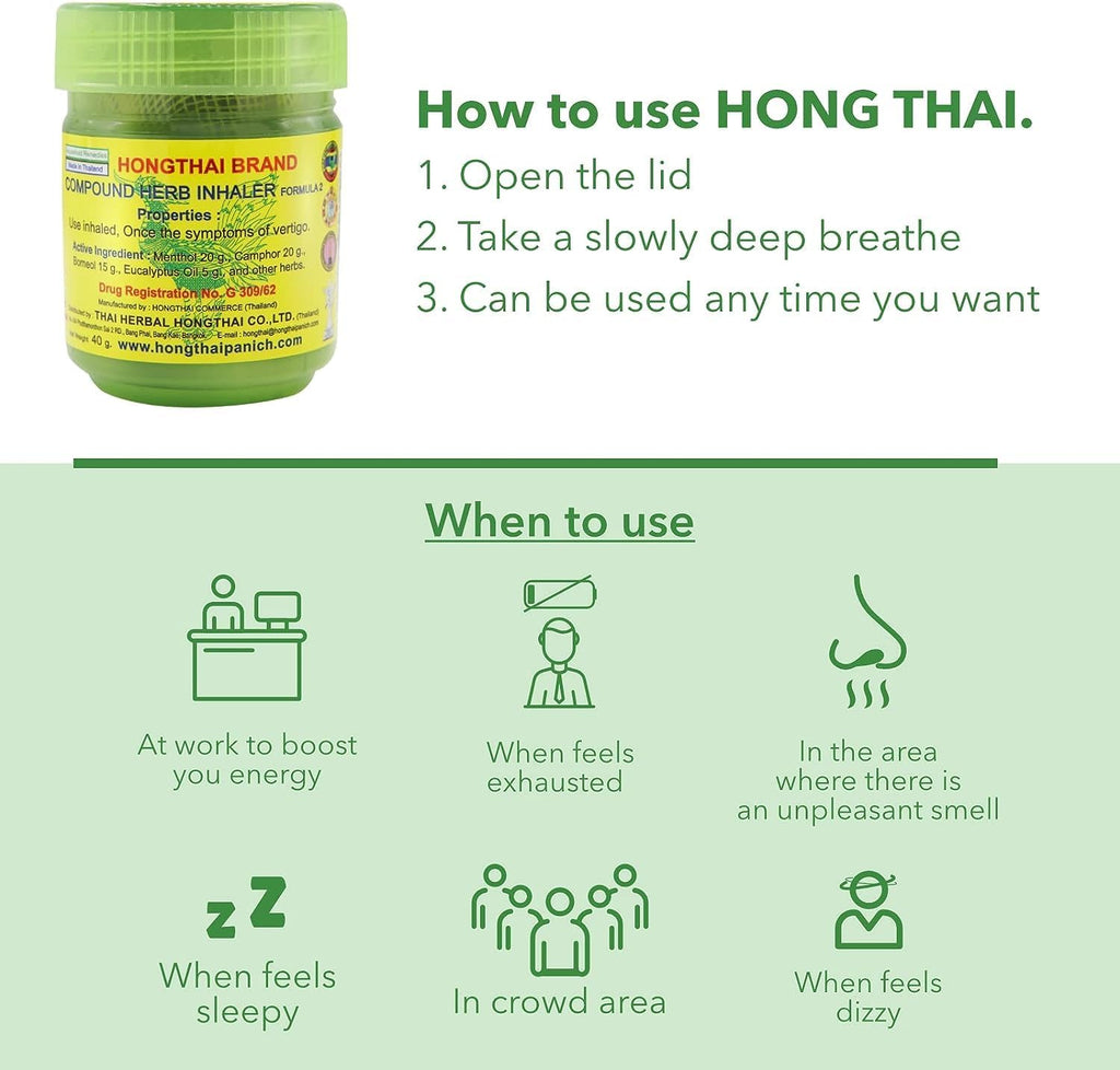 Hong Thai Traditional Thai Herbal Inhalant