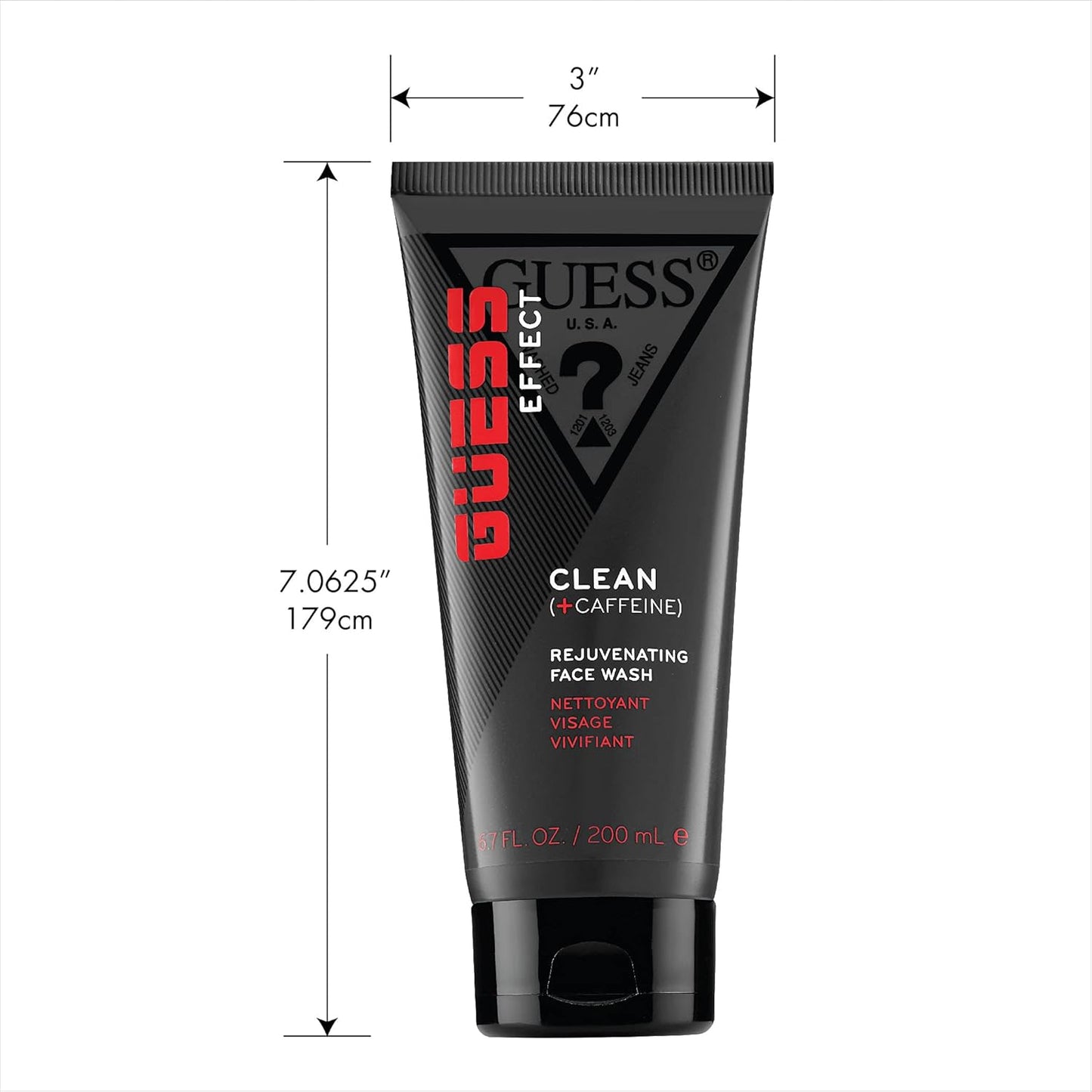Guess Effect Clean+Caffeine Rejuvenating Face Wash