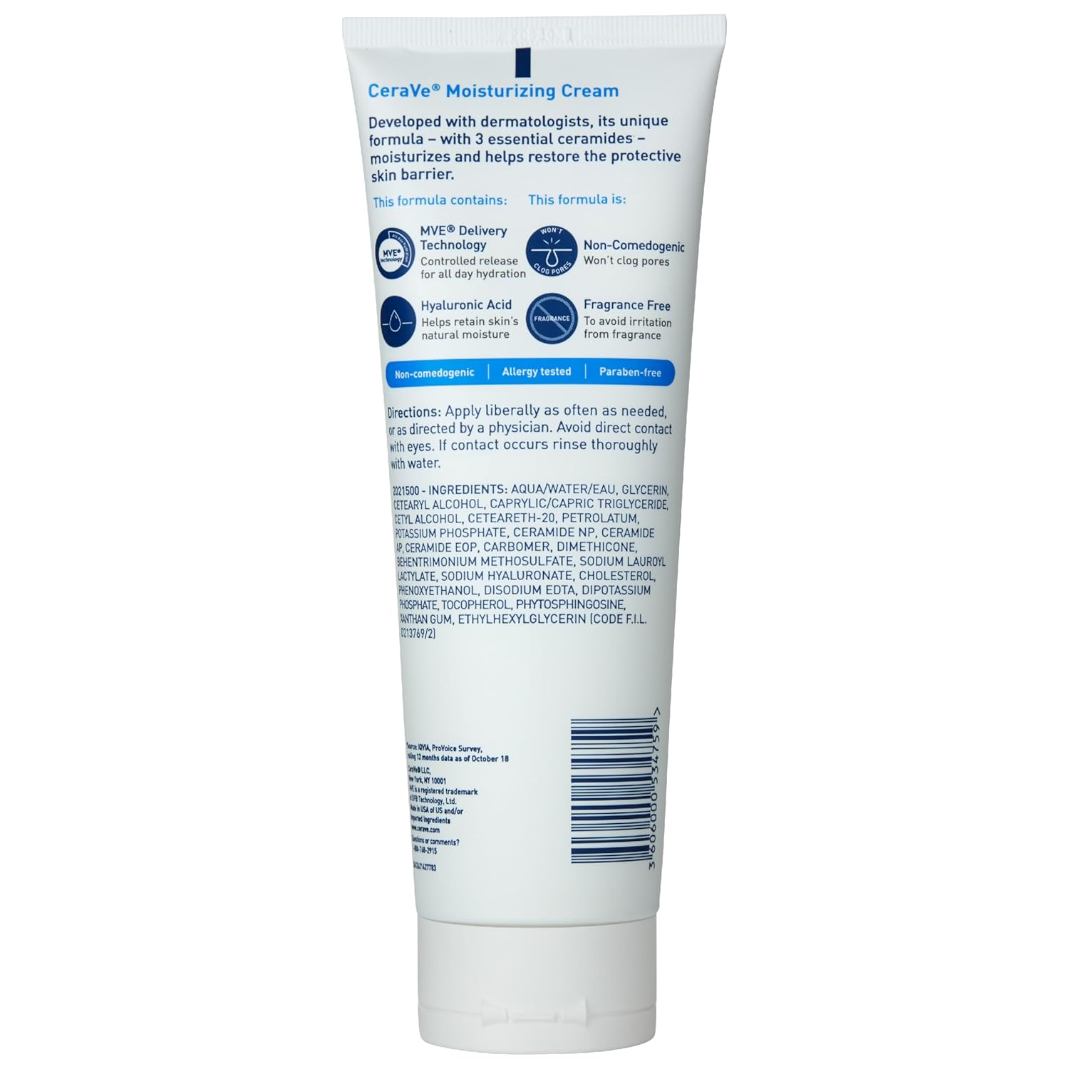CeraVe Moisturizing Cream 8 FL OZ (236 ml)