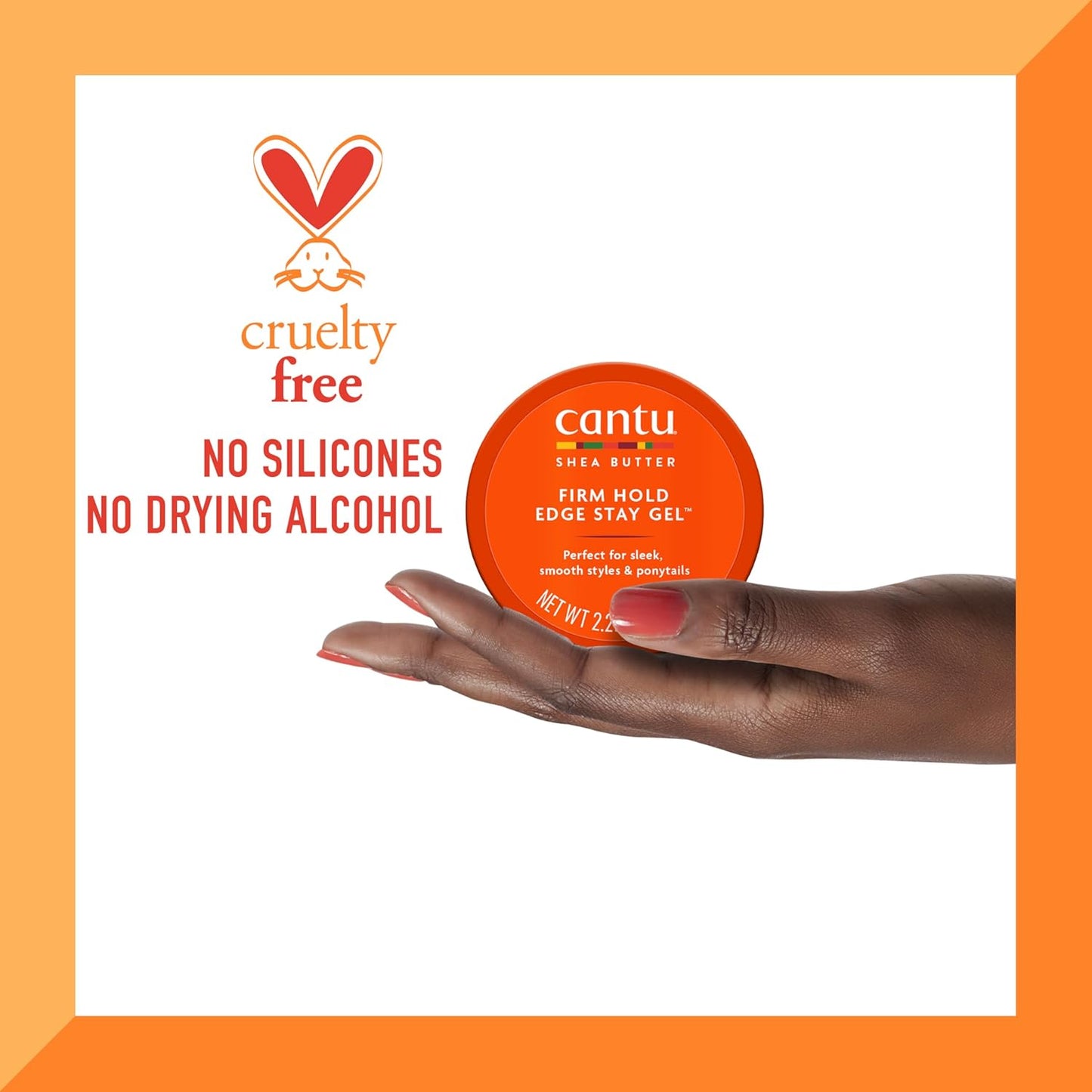 CANTU Extra Hold Edge Stay Gel, 65 ml