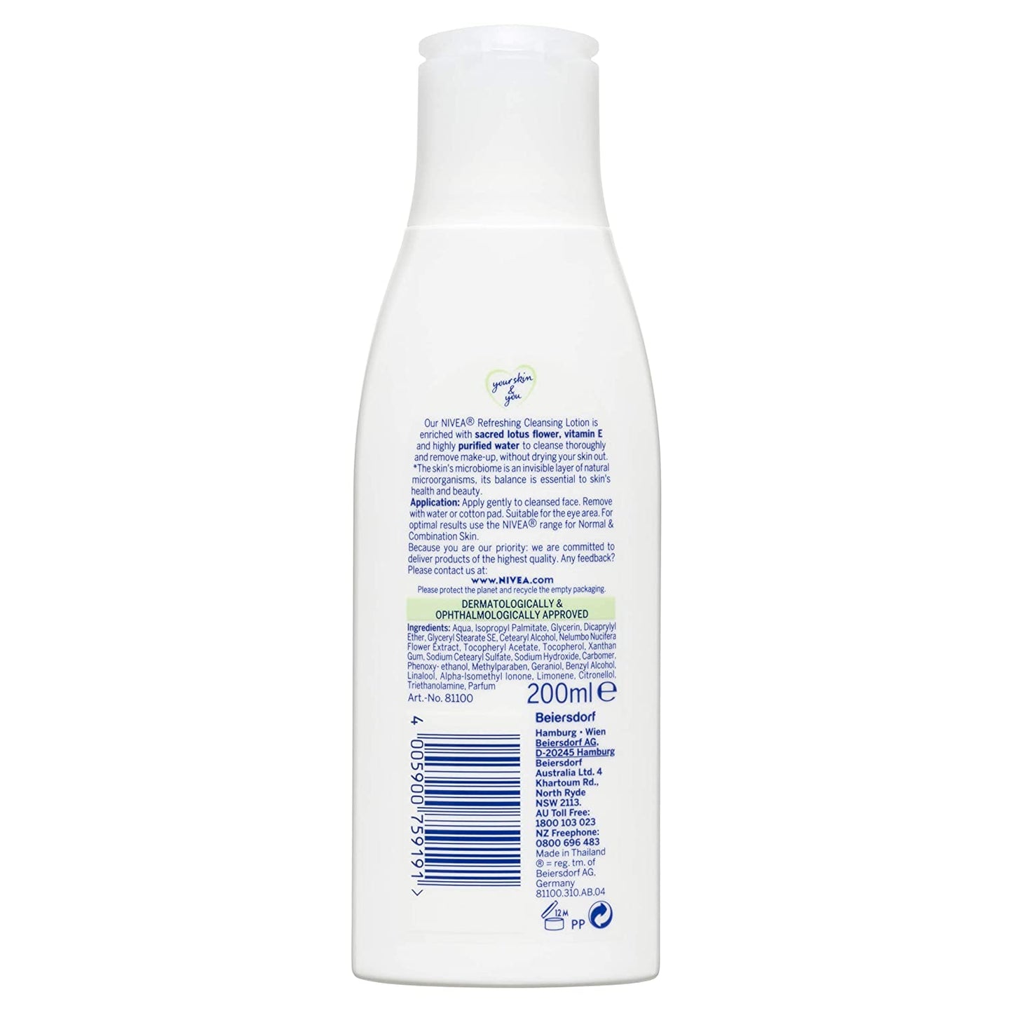 Nivea Visage Refreshing Cleansing Milk (200ml)