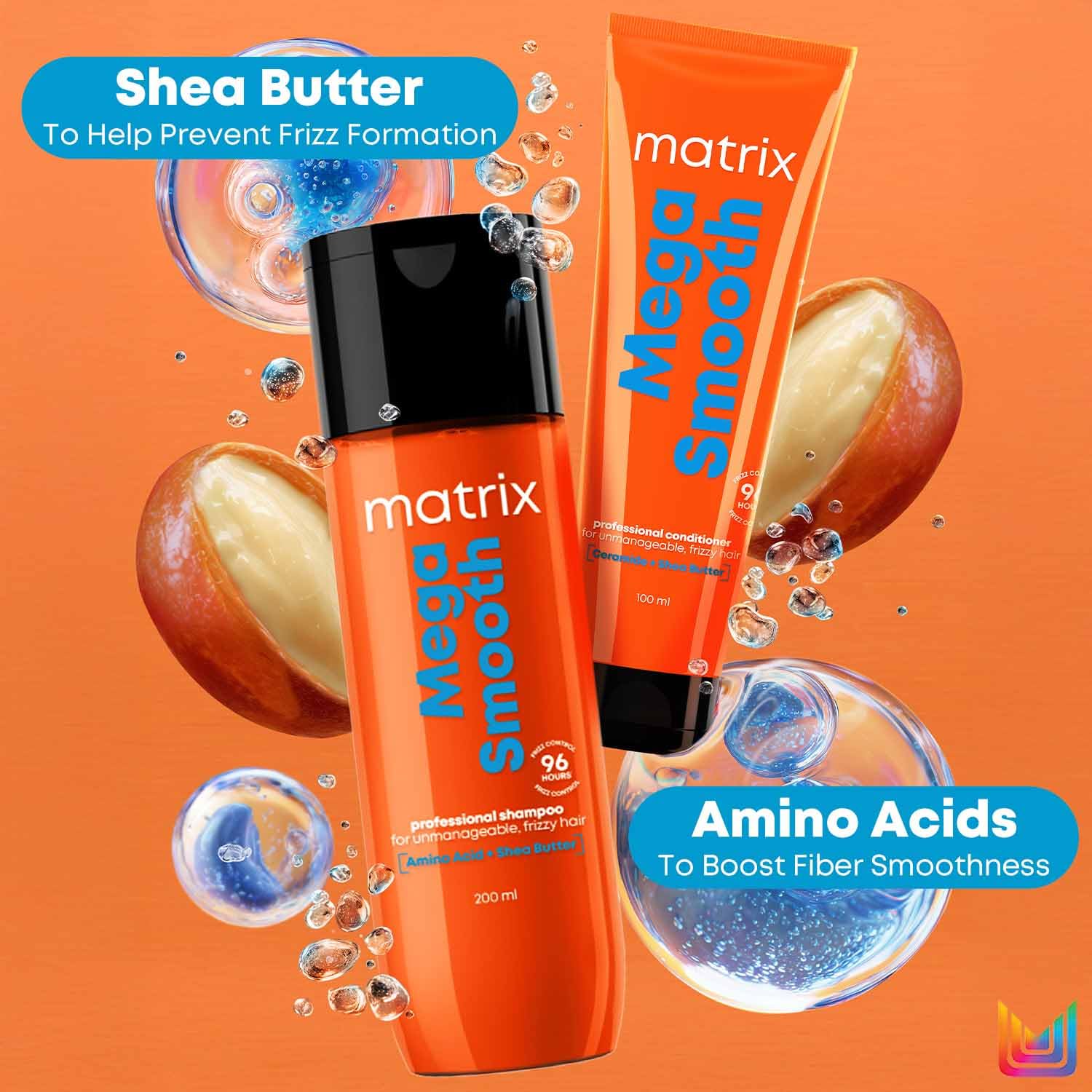 matrix Mega Smooth Shampoo and conditioner