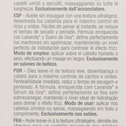 Alfaparf Precious Nature Oil Grape & Lavender