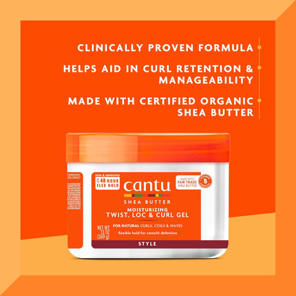 Cantu Moisturizing Twist, Loc & Curl Gel