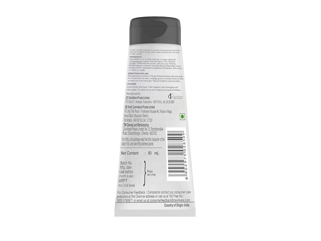 Raaga refreshing face wash
