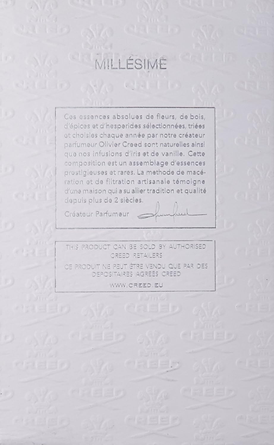 Creed Silver Mountain Water