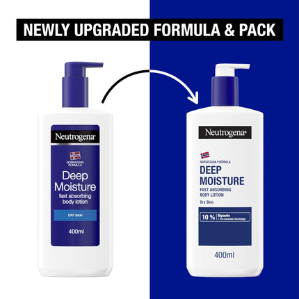 Neutrogena® Deep Moisture Fast absorbing Body Lotion