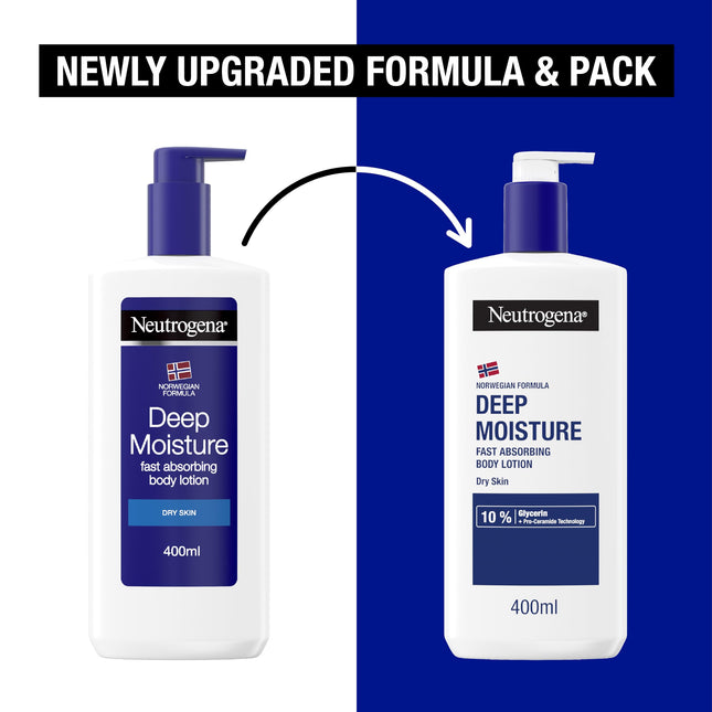 Neutrogena® Deep Moisture Fast absorbing Body Lotion