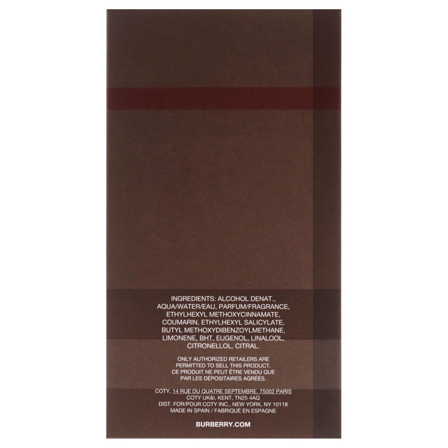 Burberry For Men Pocket Perfume