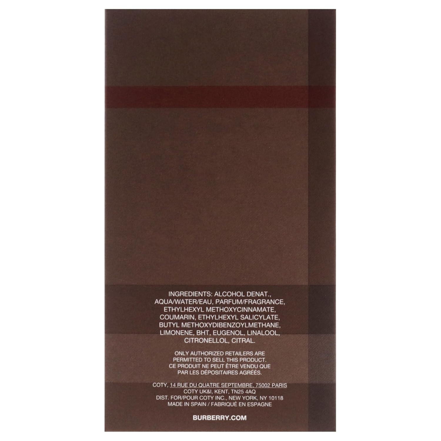 Burberry For Men Pocket Perfume