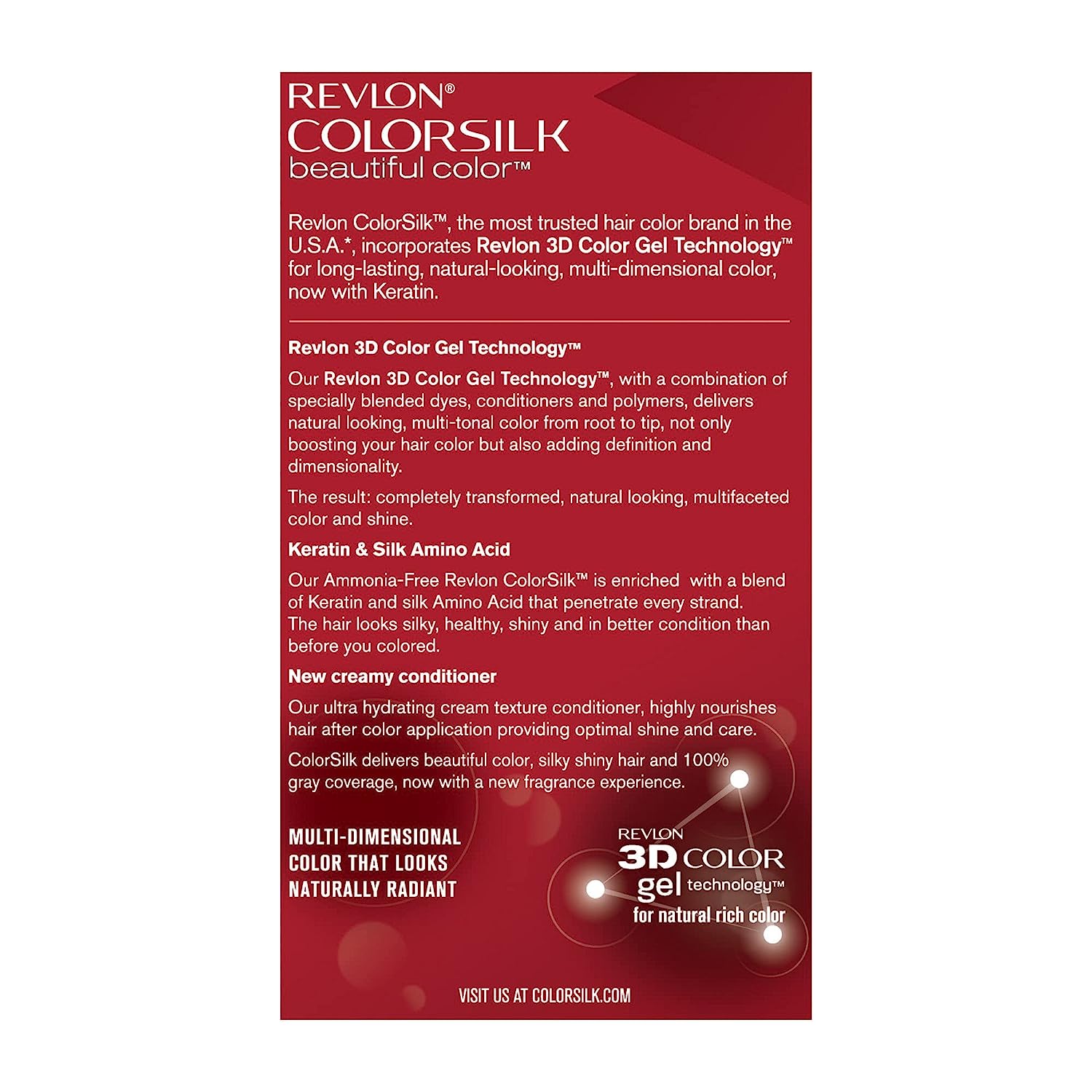 Revlon ColorSilk No.34 Deep Burgundy