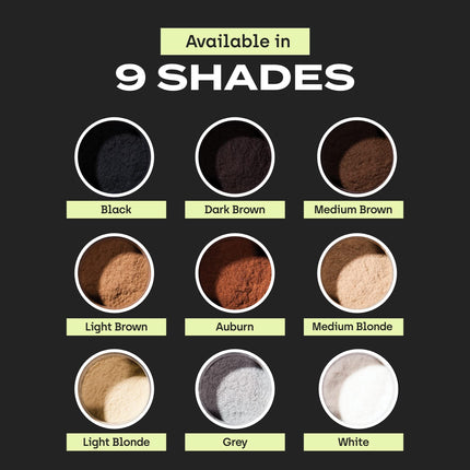 Toppik Hair building Fibers shades