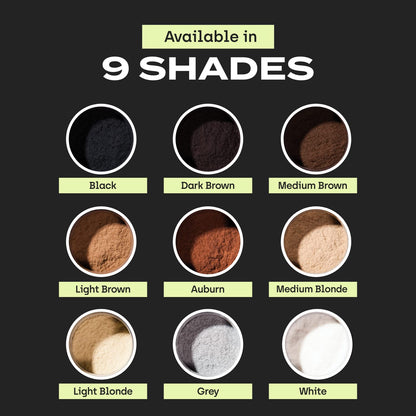 Toppik Hair building Fibers shades