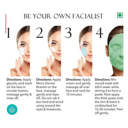 O3+ Brightening Facial kit with Peel Off Mask
