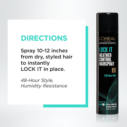 Loreal Lock It Weather Control Hairspray