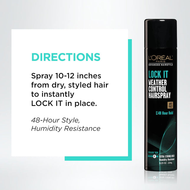 Loreal Lock It Weather Control Hairspray