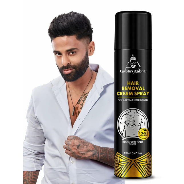 Urban Gabru Hair Removal Cream Spray Lemon