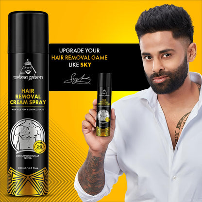 Urban Gabru Hair Removal Cream Spray Lemon
