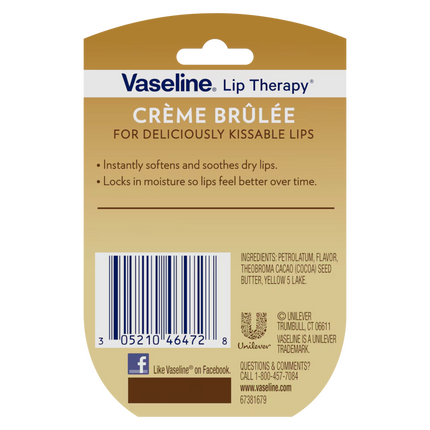 Vaseline Lip Therapy Crème Brûlée Mini