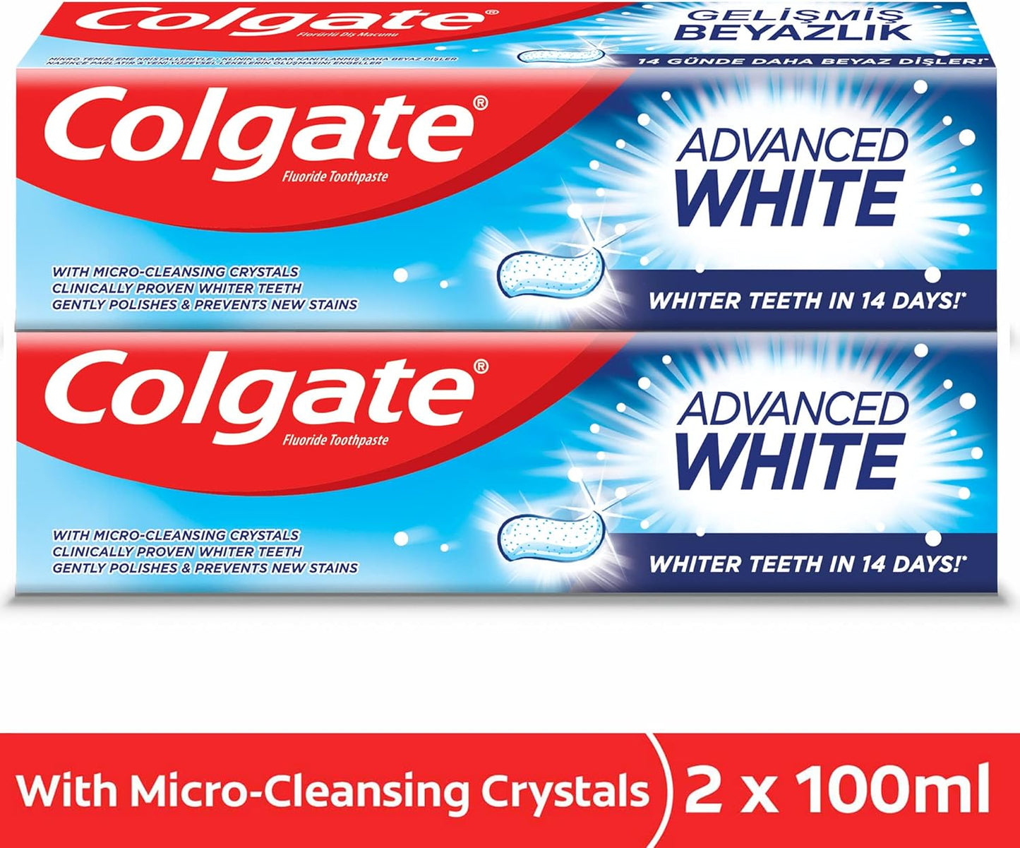 Colgate Advanced White 100 ML- Imported
