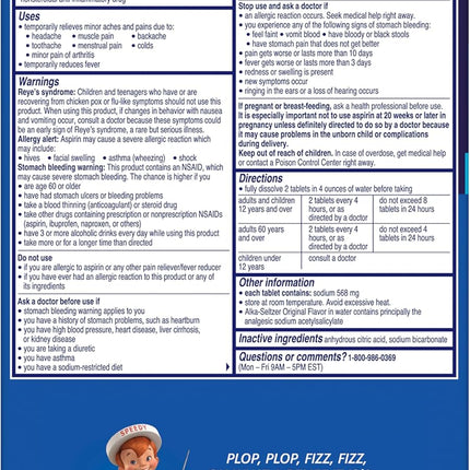 Alka-Seltzer Original 36