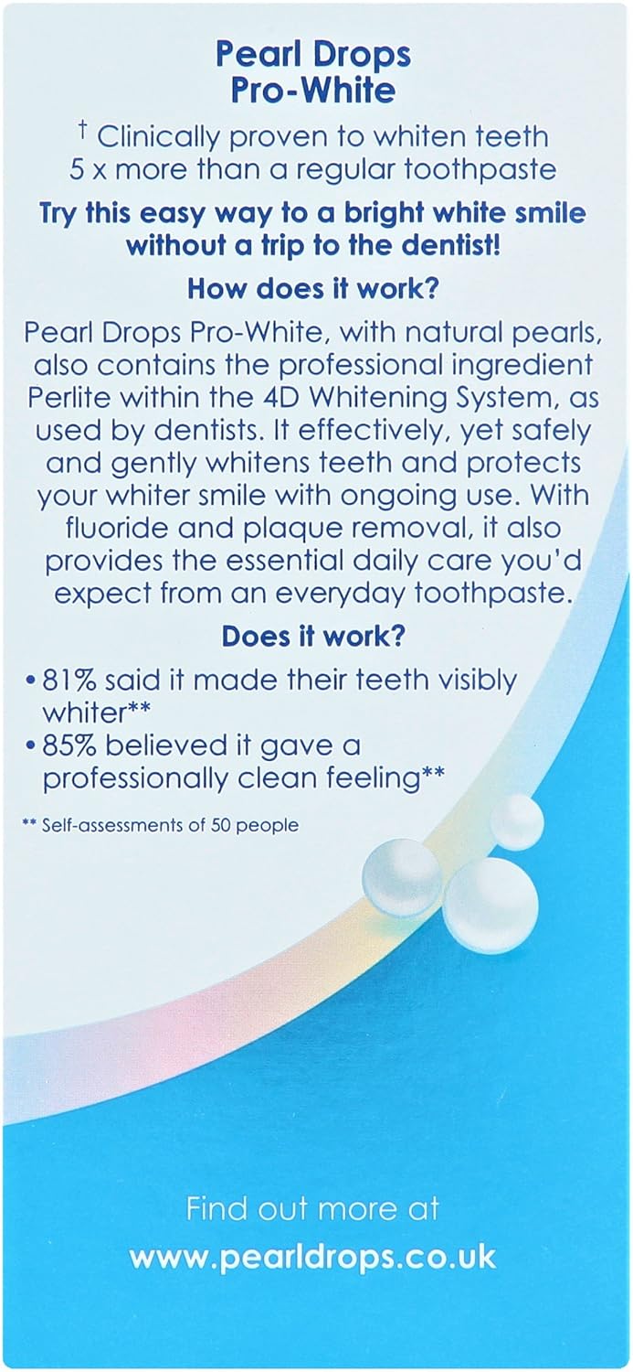Pearl Drops Daily Whitening pro-white