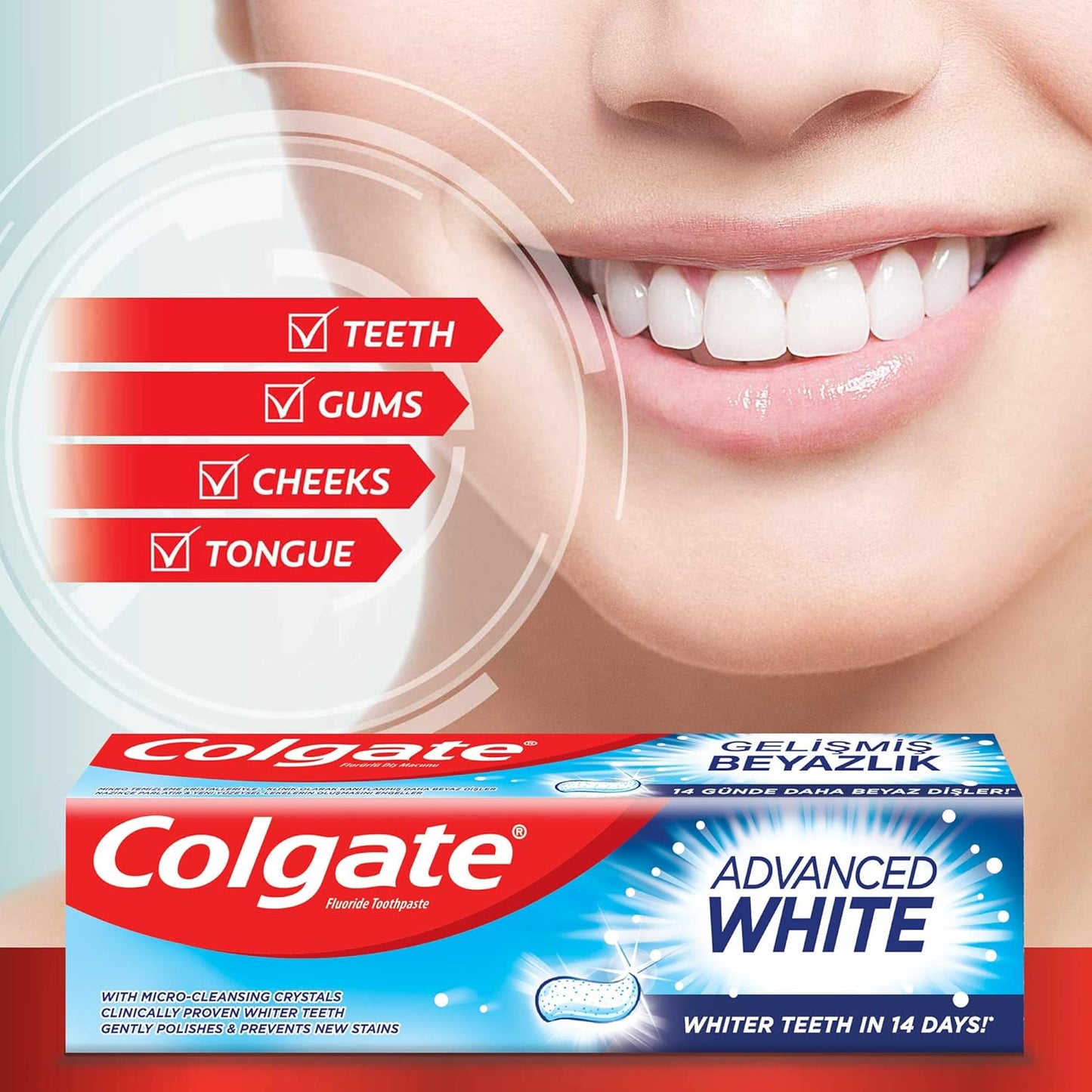 Colgate Advanced White 100 ML- Imported