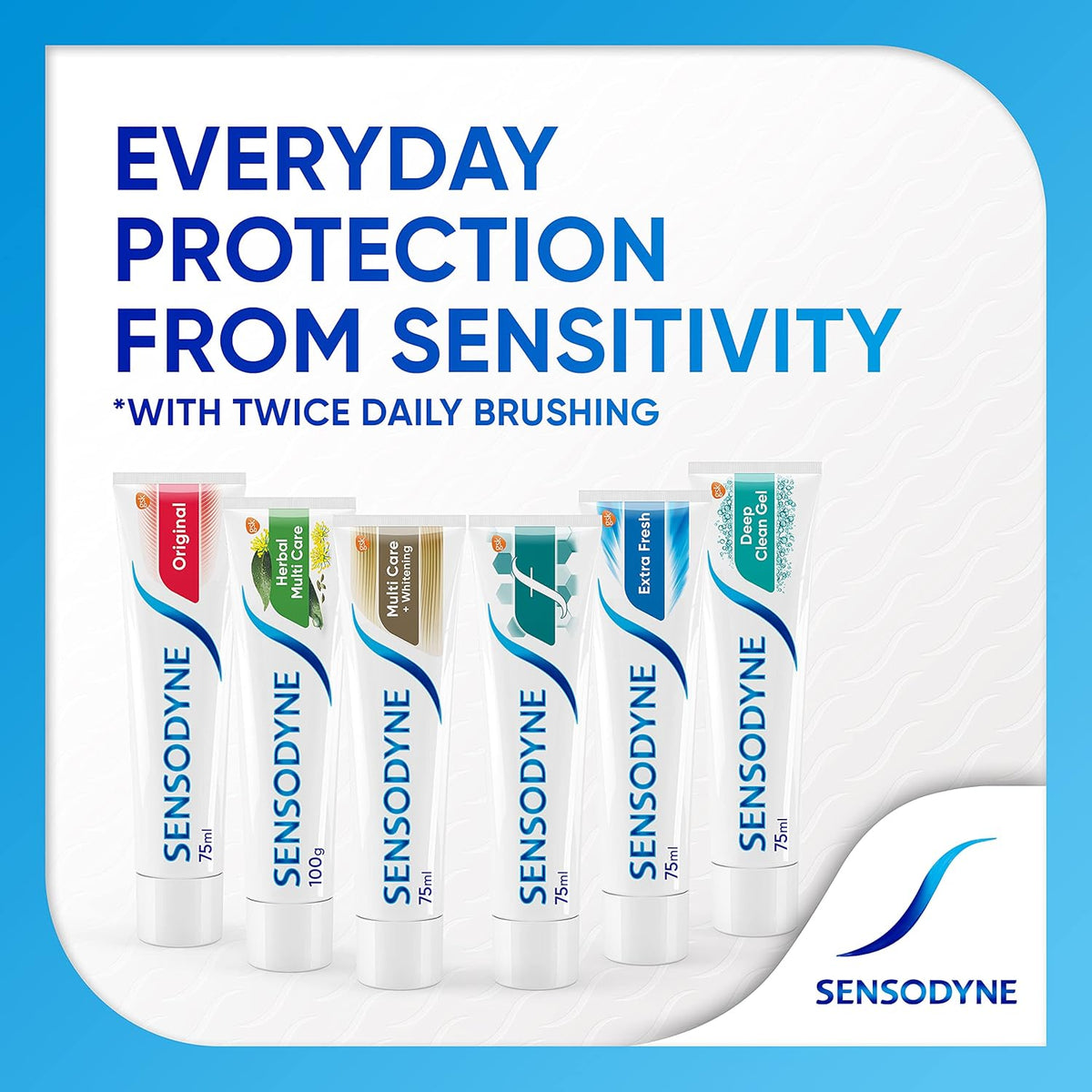 Sensodyne toothpaste range