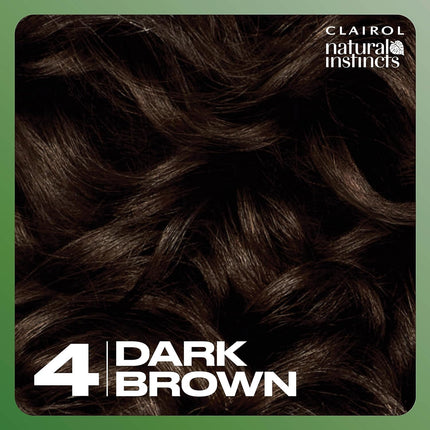 Clairol 4 Dark Brown Natural Instincts