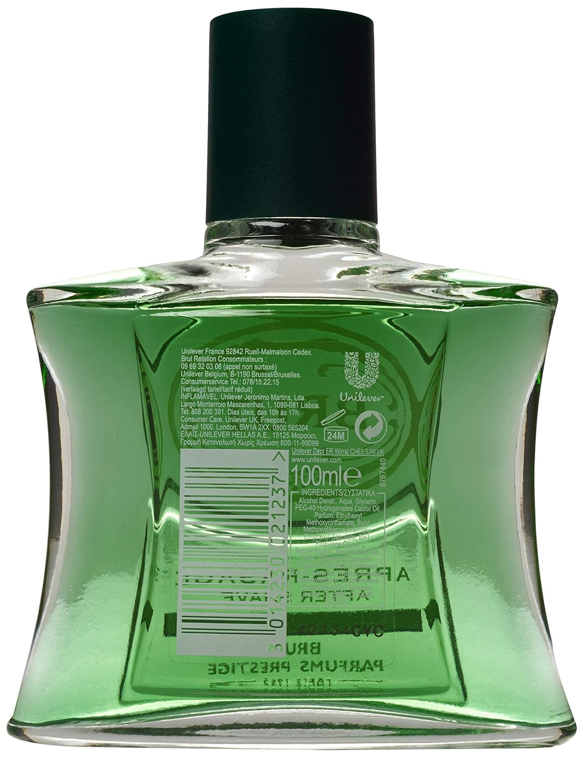 Brut Original After Shave bottle back