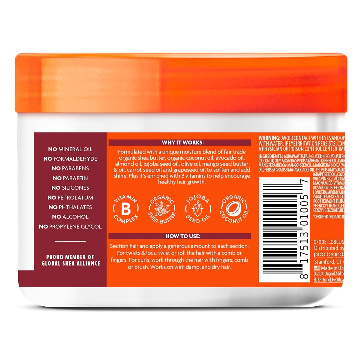Cantu Moisturizing Twist, Loc & Curl Gel